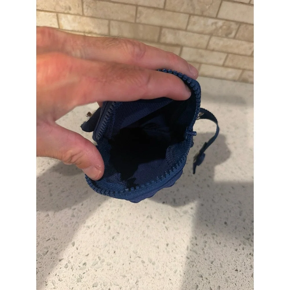 Disney‎ Goofy Blue Mini Backpack Pouch Travel Cosmetic Zip Bag